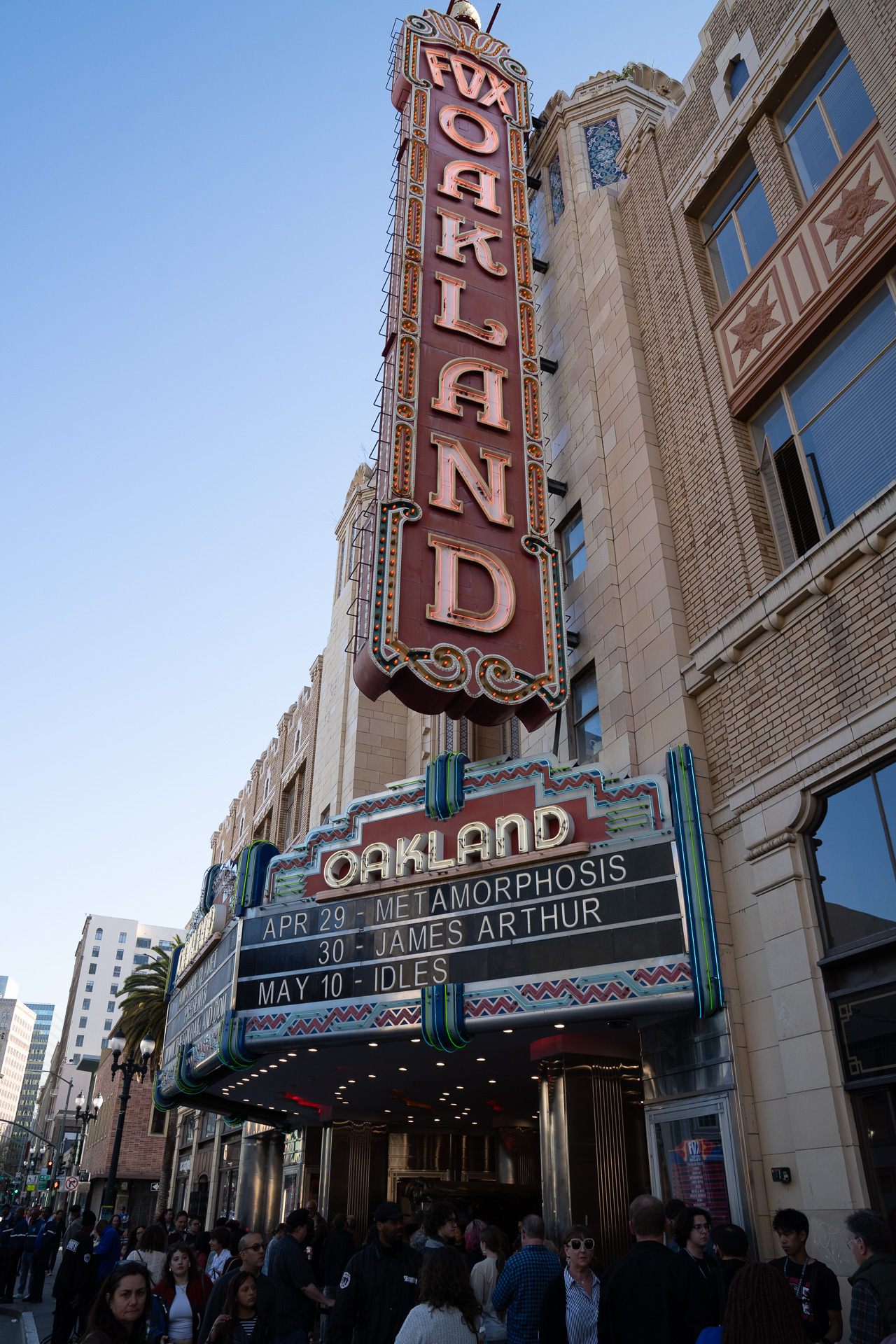 Metamorphosis at the Fox Theater Marquee