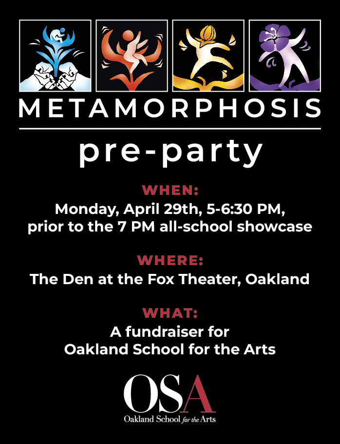 Metamorphosis PreParty Details Vertical Poster