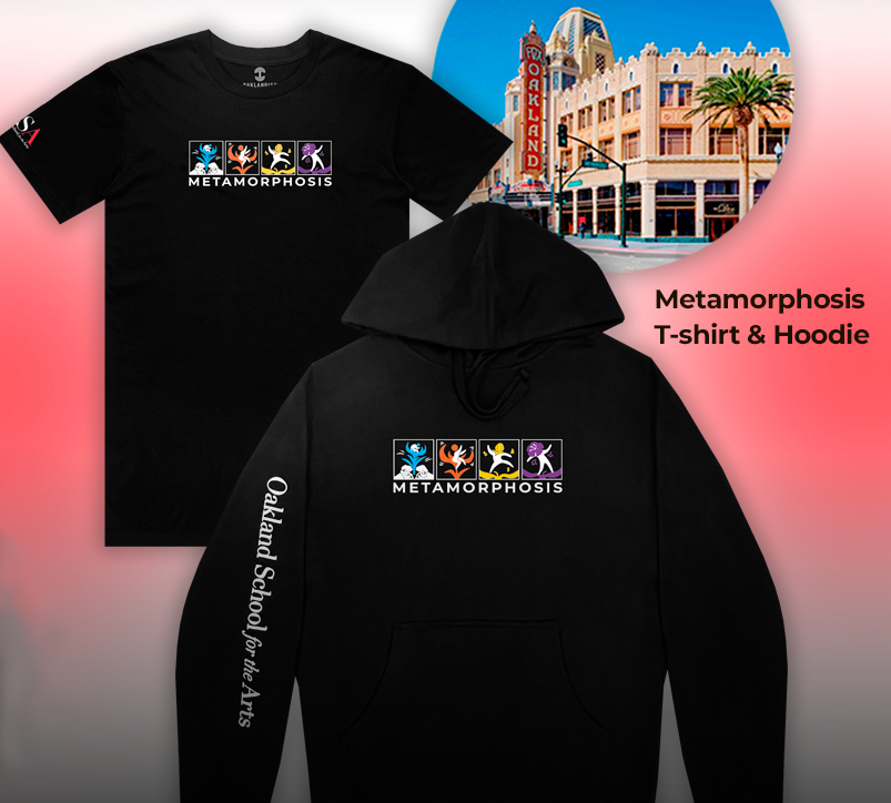 Image of Metamorphosis hoodies and t-shirts