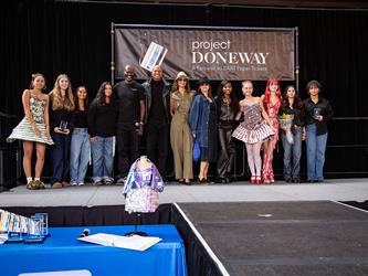 Project Doneway BART paper tickets Fashion Show images