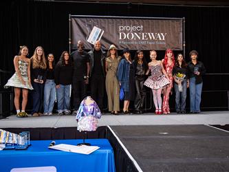 Project Doneway BART paper tickets Fashion Show images