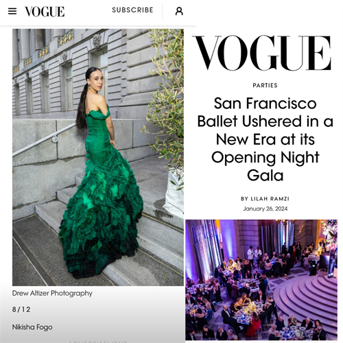 Vogue magazine cover featuring Stephanie Verrieres Designs
