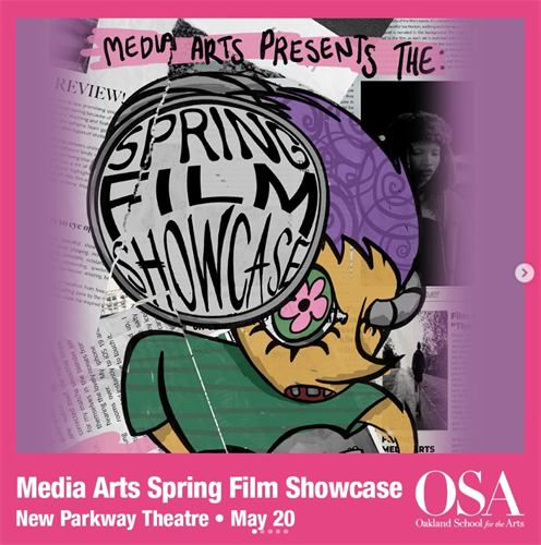 Media Arts Spring Film Showcase poster