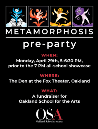 Metamorphosis pre-party information