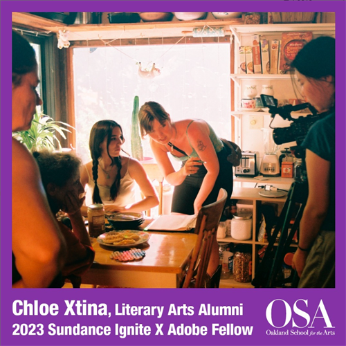 Chloe Xtine Literary Arts alumni image