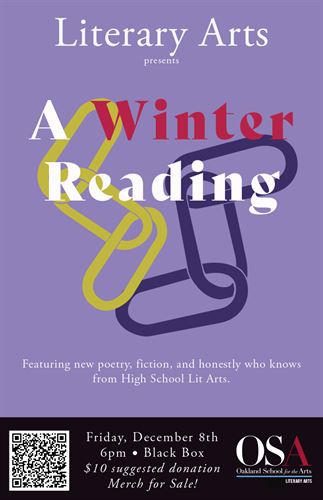 Literary Arts Poster for A Winter Reading