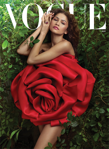 Zendaya Coleman on the cover of Vogue magazine
